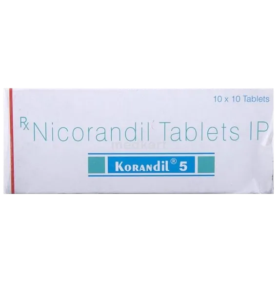 korandil 5mg tablet 10's